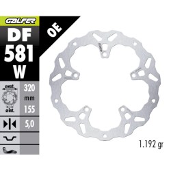Disc frână fixed wave GALFER DF581W