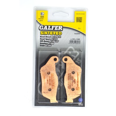 Plăcuță de frână sinterizată scooter GALFER FD355G1380