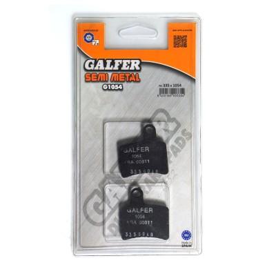 Plăcuță de frână semi-metalică GALFER FD335G1054