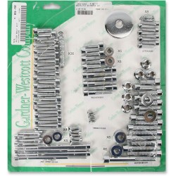 Set de șuruburi pentru motor oțel neted custom înlocuire crom natural ALTELE P-96-77 Set de șuruburi pentru motor oțel neted custom înlocuire crom natural ALTELE P-96-77
