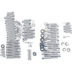 Set de șuruburi pentru motor oțel neted înlocuire custom crom natural ALTELE P-88-99 Set de șuruburi pentru motor oțel neted înlocuire custom crom natural ALTELE P-88-99