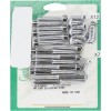 Set de șuruburi pentru capac primar din oțel cromat natural ALTELE P-10-24-08N