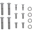 Set de șuruburi pentru carcasă comutator smooth steel custom replacement chrome natural ALTELE C-74-150B Set de șuruburi pentru carcasă comutator smooth steel custom replacement chrome natural ALTELE C-74-150B thumb