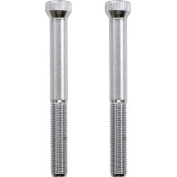 Set de șuruburi cu cap cilindric și striații crom natural ALTELE C-74-14