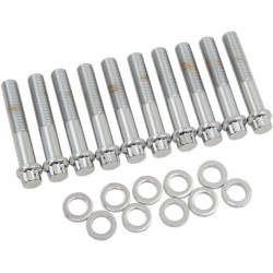 Set șuruburi pentru cap 12 puncte crom natural ALTELE A-74-10 Set șuruburi pentru cap 12 puncte crom natural ALTELE A-74-10