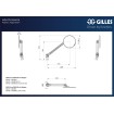 Oglindă moon stânga KTM KAWAS. TR GILLES M04-03-L-BD Oglindă moon stânga KTM KAWAS. TR GILLES M04-03-L-BD thumb