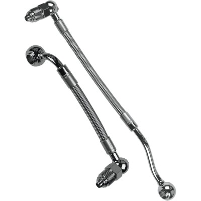 Set conductă de combustibil din oțel inoxidabil crom HARLEY GOODRIDGE HDFL005C Set conductă de combustibil din oțel inoxidabil crom HARLEY GOODRIDGE HDFL005C