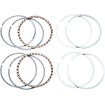 Set de segmenți de rezervă pentru piston pentru motor în patru timpi HASTINGS WG1010292|6482 thumb