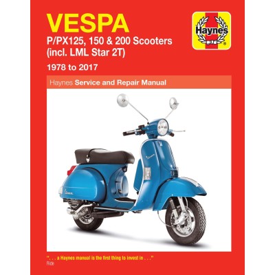 Manual de service VESPA P/PX125 150&200 (78 ALTE 9781785214356