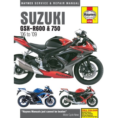Manual de service SUZUKI GSX R600 & 750 (06 ALTE 9781785213540