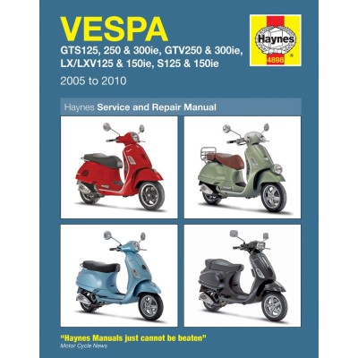 VESPA GTS GTV LX & S 125- ALTE 9781785214189