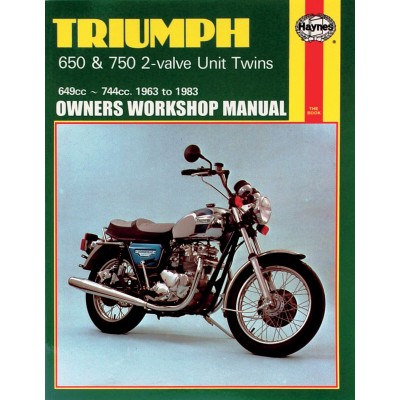 Manual TRIUMPH 2VLV TWINS ALTELE 9780856968907