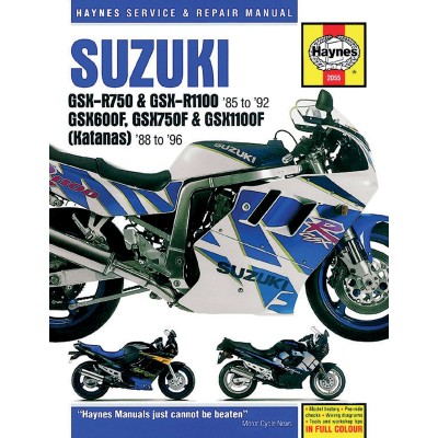 Manual SUZ GSX-R/KATANA ALTELE 9780857339164