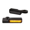 Semnalizatoare LED pentru montare pe ghidon cu lumină de poziție negre HEINZ BIKES HBTS-XL-13-PL