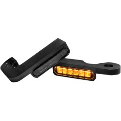 Semnalizatoare LED pentru montare pe ghidon chihlimbar/negru HEINZ BIKES HBTS-FX96 Semnalizatoare LED pentru montare pe ghidon chihlimbar/negru HEINZ BIKES HBTS-FX96