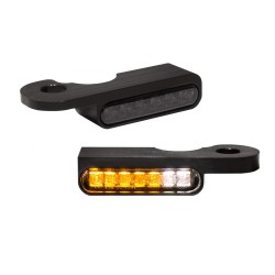 Semnalizatoare LED pentru montare pe ghidon cu lumină de poziție negre HEINZ BIKES HBTS-FL-14-PL Semnalizatoare LED pentru montare pe ghidon cu lumină de poziție negre HEINZ BIKES HBTS-FL-14-PL