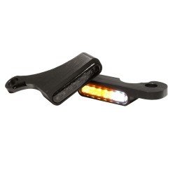 Semnalizatoare LED pentru montare pe ghidon cu lumină de poziție negre HEINZ BIKES HBTS-FL15-PL Semnalizatoare LED pentru montare pe ghidon cu lumină de poziție negre HEINZ BIKES HBTS-FL15-PL