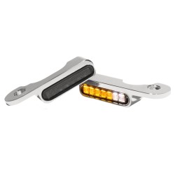 Semnalizatoare LED pentru ghidon cu lumină de poziție crom HEINZ BIKES HBTS-FLH-HC-C-PL Semnalizatoare LED pentru ghidon cu lumină de poziție crom HEINZ BIKES HBTS-FLH-HC-C-PL