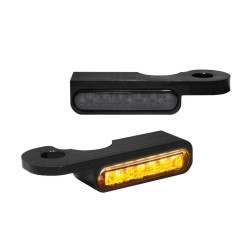 Semnalizatoare LED pentru montare pe ghidon chihlimbar/negru HEINZ BIKES HBTS-CVO02 Semnalizatoare LED pentru montare pe ghidon chihlimbar/negru HEINZ BIKES HBTS-CVO02