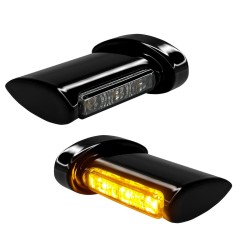 Aripi luminoase pentru semnalizatoare aripă LED chihlimbar/negru HEINZ BIKES HBWLTS Aripi luminoase pentru semnalizatoare aripă LED chihlimbar/negru HEINZ BIKES HBWLTS