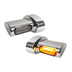 Semnalizatoare winglets micro SMD chihlimbar/crom HEINZ BIKES HBWLM-C Semnalizatoare winglets micro SMD chihlimbar/crom HEINZ BIKES HBWLM-C