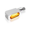 Semnalizator BLOKK-Line SMD Micro Amber/Chrome HEINZ BIKES HBBL-M-1-C