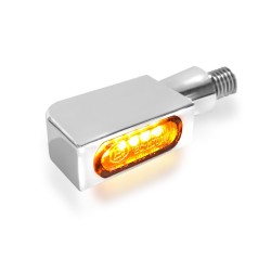 Semnalizator BLOKK-Line SMD Micro Amber/Chrome HEINZ BIKES HBBL-M-1-C