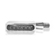 Indicator luminos 3-în-1 BLOKK-Line LED cu lumină de poziție crom HEINZ BIKES HBBL-3TS-1-C thumb