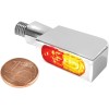 Semnalizator 3-în-1 BLOKK-Line Micro LED lumină crom HEINZ BIKES HBBL-M-3TS-1-C