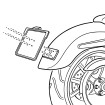 Adaptor pentru montaj suport plăcuță de înmatriculare negru HEINZ BIKES HBMAKZ Adaptor pentru montaj suport plăcuță de înmatriculare negru HEINZ BIKES HBMAKZ thumb