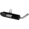 Amortizor SCZ MX aluminiu negru / capac din carbon HGS XT-624-SCZ