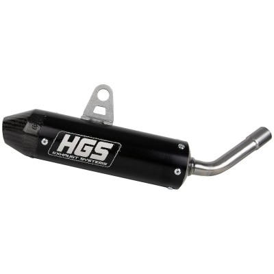 Amortizor SCZ MX aluminiu negru / capac din carbon HGS XT-624-SCZ