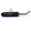 Amortizor SCZ MX aluminiu negru / capac din carbon HGS XT-818-SCZ