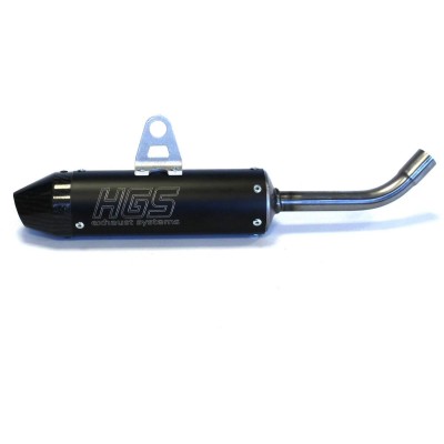 Amortizor SCZ MX aluminiu negru / capac din carbon HGS XT-818-SCZ