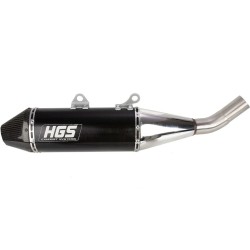 Amortizor negru ss / capac final din carbon HGS XF-923-SCZ