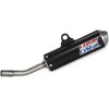 Tobă de eșapament SSZ MX SILENCER ALU BLACK / STEEL END CAP HGS XT-825-SSZ