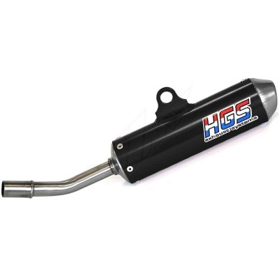 Tobă de eșapament SSZ MX SILENCER ALU BLACK / STEEL END CAP HGS XT-825-SSZ