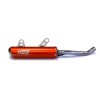 Sso mx amortizor oval alu orange / capac de capăt din oțel HGS XT-223-SSO