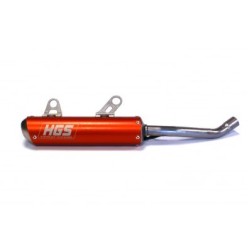 Sso mx amortizor oval alu orange / capac de capăt din oțel HGS XT-223-SSO