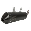 Amortizor SCZ ENDURO aluminiu negru / capac final din carbon HGS XE-224-SCZ