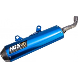 SsB MX amortizor oval din aluminiu albastru / capăt din oțel HGS YT-202-SSB