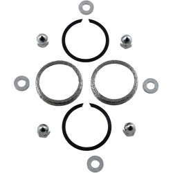 Set garnituri pentru montajul sistemului de evacuare cu garnituri împletite și piulițe cromate JAMES GASKETS JGI-65324-83-KWG1 Set garnituri pentru montajul sistemului de evacuare cu garnituri împletite și piulițe cromate JAMES GASKETS JGI-65324-83-KWG1