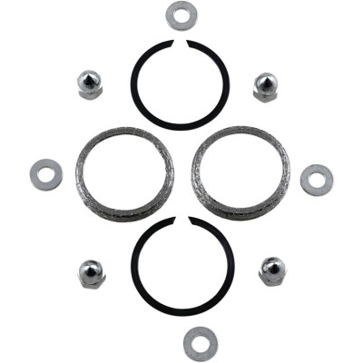 Set garnituri pentru montajul sistemului de evacuare cu garnituri împletite și piulițe cromate JAMES GASKETS JGI-65324-83-KWG1
