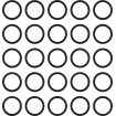 Inel O capac supapă către tub tijă piston JAMES GASKETS JGI-11101 Inel O capac supapă către tub tijă piston JAMES GASKETS JGI-11101 thumb