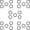 Inel O pentru capacele tuburilor tijelor de piston și reutilizabil JAMES GASKETS JGI-11132