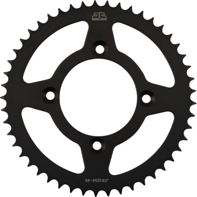 Pinion spate de rezervă JTR1204.49 cu 49 de dinți, pas 520, negru, oțel carbon înalt C49 JT JTR1204.49