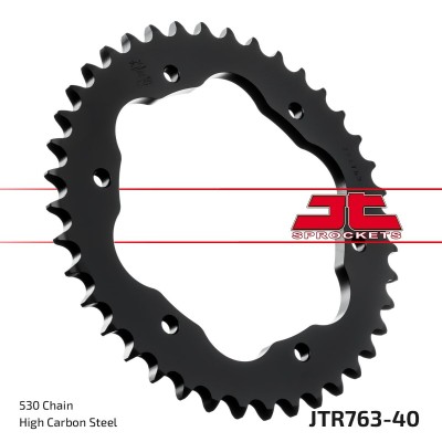 Pinion spate 40T 530 BLK JT JTR763.40ZBK