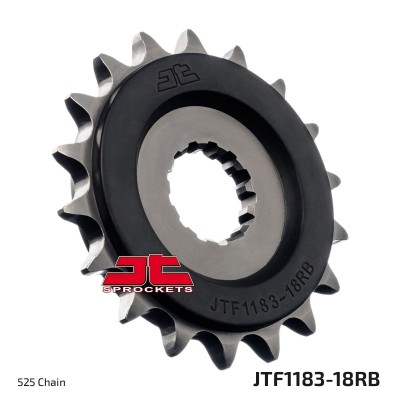 Pinion față 18T 525 RU JT JTF1183.18RB