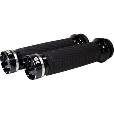 Mânere personalizate negre Tracer pentru TBW KHROME WERKS 500100