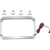 Cadru pentru număr de înmatriculare cu iluminare crom KLOCK WERKS KWS-01-0088-C